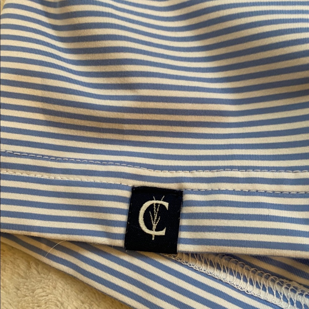 Criquet Performance Sport Range Polo Blue Bonnet light blue white Hobby Stripe - Picture 5 of 9
